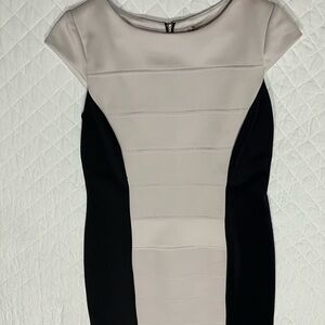 Black and white party dress
